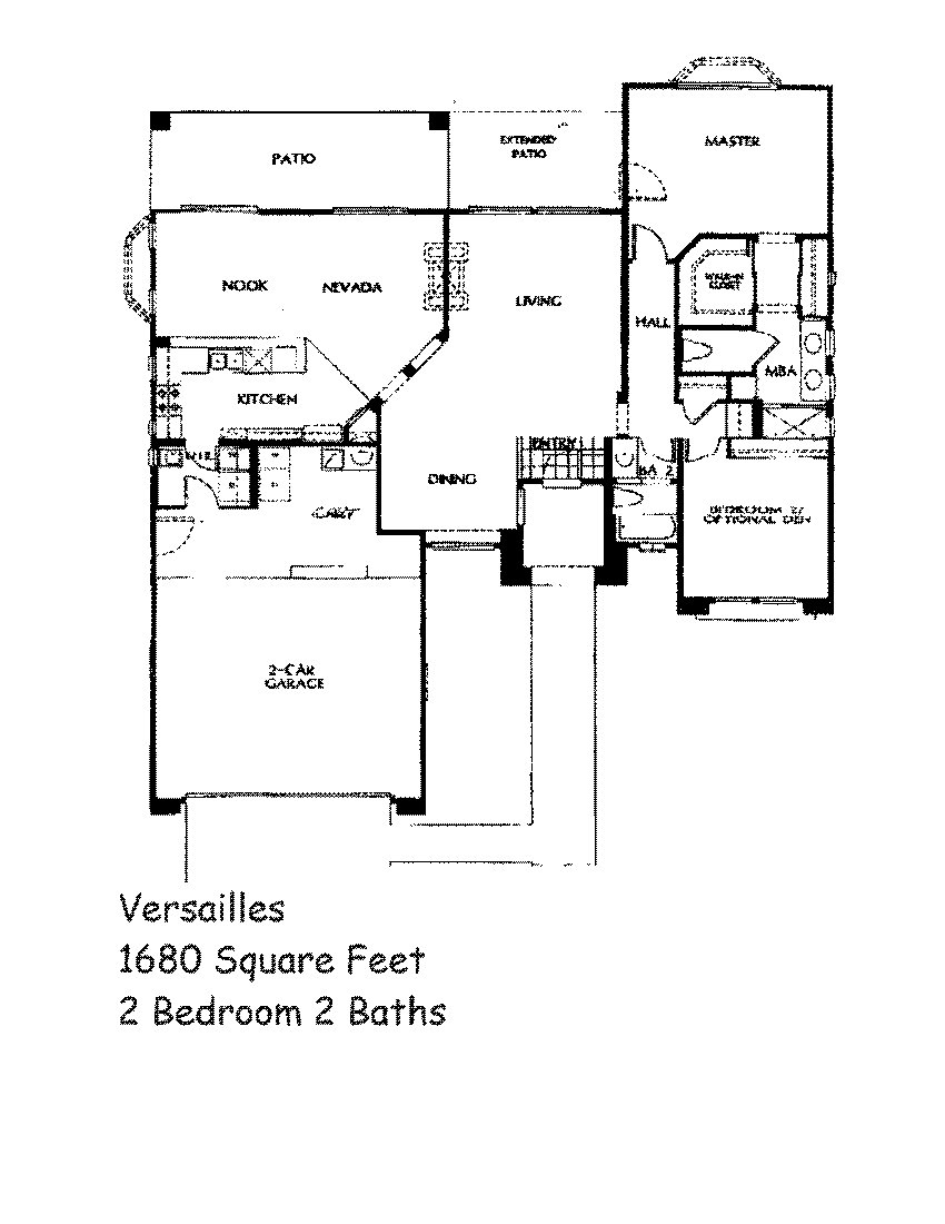Versaille Floor Plan